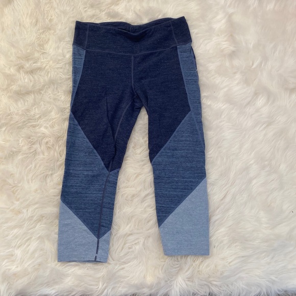 Color block cotton capris leggings - Picture 4 of 12